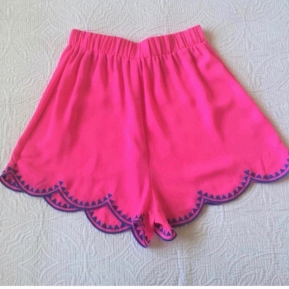 Cousincouture Other - Short Scallop Coverup Neón Pink Size S
